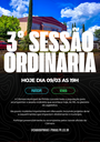 Câmara de Pinhão convida população para a 3ª Sessão Ordinária desta segunda-feira (09)