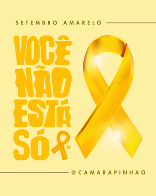 Câmara Municipal de Pinhão reforça a importância da prevenção ao suicídio durante o Setembro Amarelo