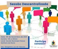 Câmara Municipal de Pinhão retoma as Sessões Descentralizadas 