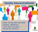 Neste mês de abril a Câmara realizará Sessão Descentralizada na Comunidade 5 de Maio, em Faxinal dos Silvérios