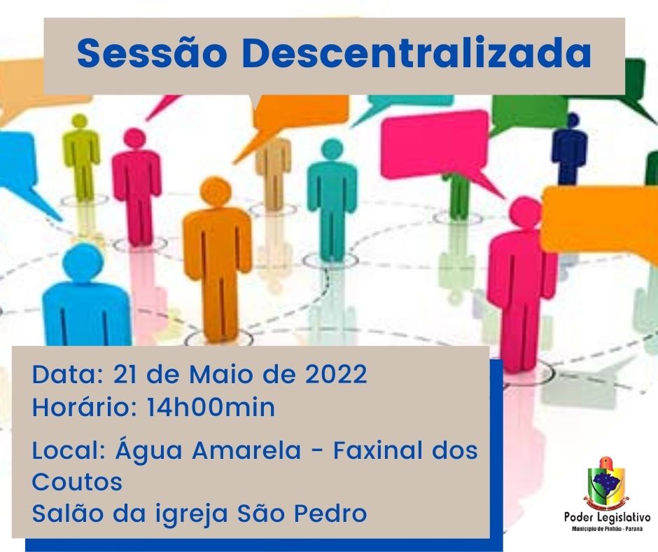 Sessão Descentralizada acontece neste sábado, dia 21, na Comunidade de Água Amarela em Faxinal do Coutos