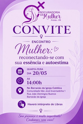 Procuradoria da Mulher promove encontro voltado à autoestima e valorização feminina