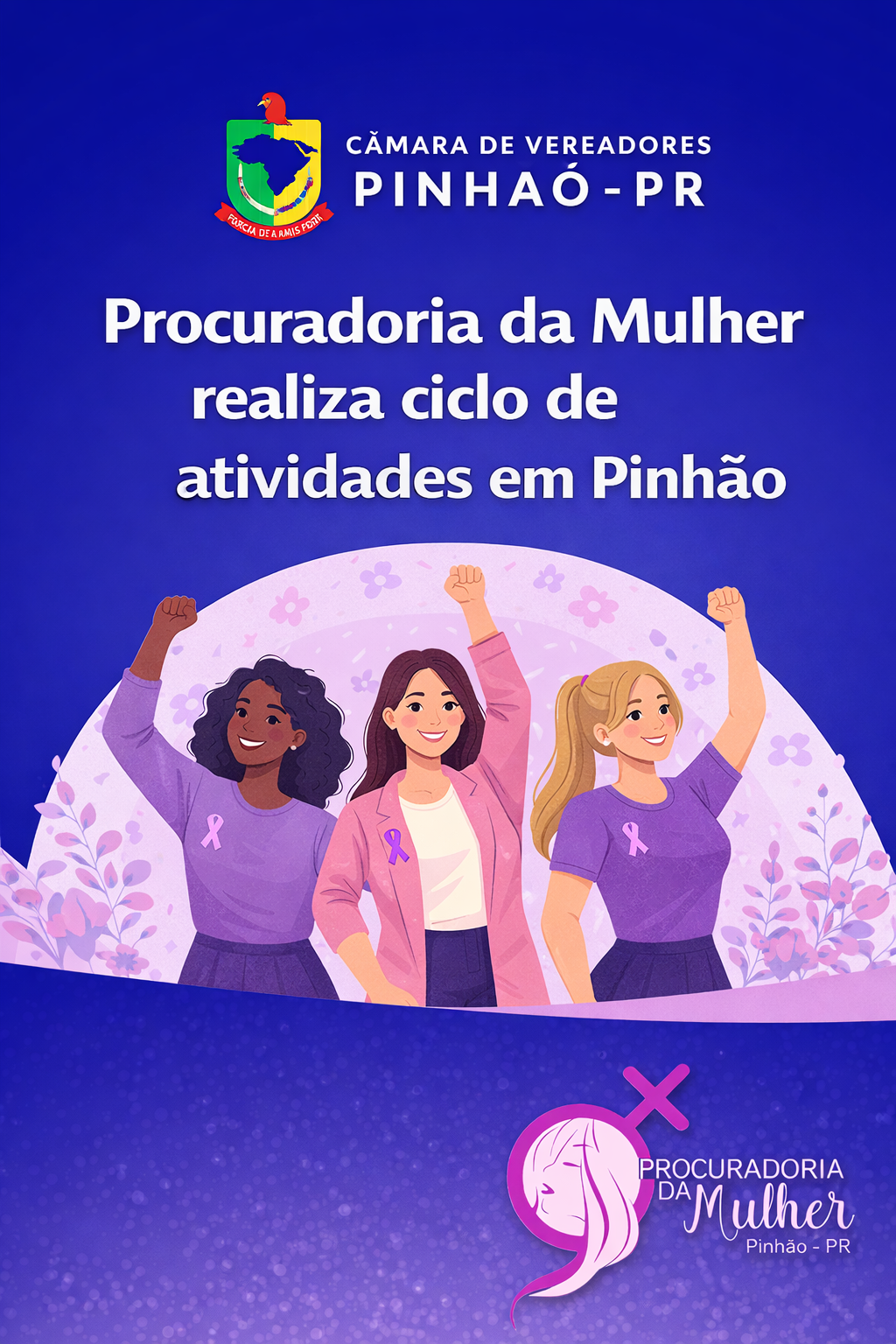 Procuradoria da Mulher realizará ciclo de atividades no mês de março em Pinhão